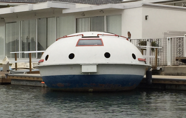 survival pod afloat